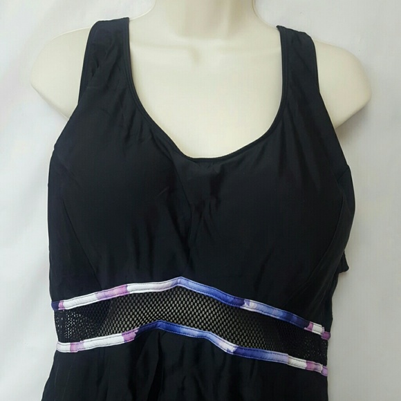 Plus Size PZZ Beach One Piece Swimsuit - Picture 2 of 4